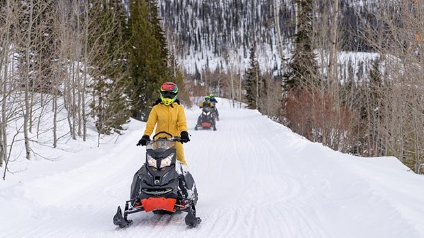 Snowmobiling 